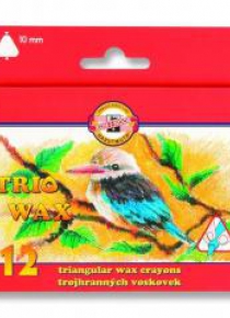 Kredki Trio Wax jumbo 12 kolorów KOH-I-NOOR