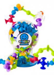 Przyssawki Squigz Deluxe silikonowe klocki 50el