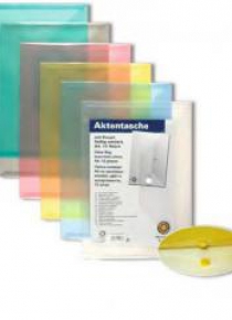 Teczka na zatrzask A4 transparent
