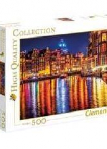 Puzzle 500 Amsterdam nocą