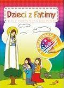 Kolorowanka z naklejkami. Dzieci z Fatimy