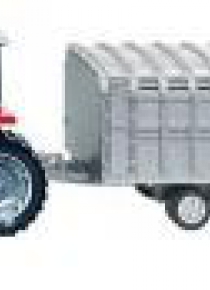Siku 16 - Traktor z przyczepą dla zwierząt S1640
