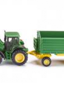 Siku Farmer - Traktor John Deere z przyczepą S1843