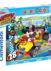 Puzzle 104 Superkolor Mickey Roadster Racers