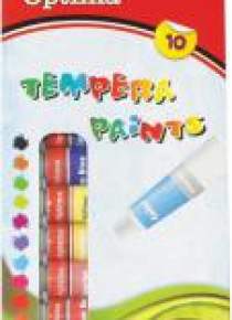 Farby tempera 10 kolorów OPTIMA