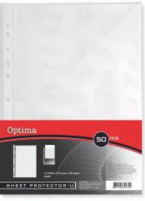 Koszulki na arkusze A4 U 60MY/50szt OPTIMA