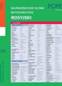Najważniejsze słowa błyskawicznie - rosyjski PONS