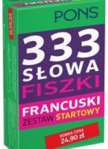 333 Słowa Fiszki. Francuski Zestaw startowy PONS
