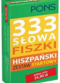 333 Słowa Fiszki. Hiszpański Zestaw startowy PONS