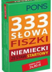 333 Słowa Fiszki. Niemiecki Zestaw startowy PONS
