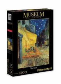 Puzzle 1000 Museum Taras kawiarni w nocy
