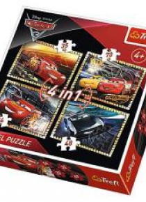 Puzzle 4w1 Gotowi do wyścigu TREFL