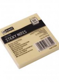 Notes samoprzylepny 76x76mm żółty D.RECT