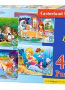 Puzzle x 4 - Beautiful Fairy Tales CASTOR