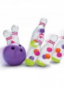 Kręgle Clearly Sports Bowling różowe
