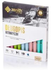 Długopis automatyczny 7 Pastel (10szt) ZENITH