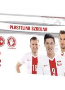 Plastelina szkolna 12 kolorów PZPN ASTRA
