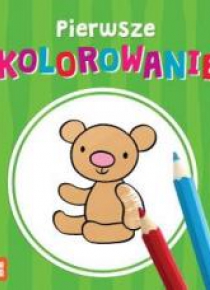 Pierwsze kolorowanie. Zielona