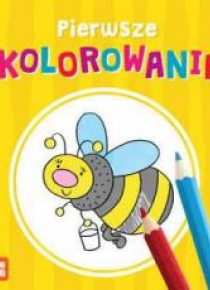 Pierwsze kolorowanie. Żółta