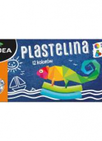 Plastelina 12 kolorów KIDEA