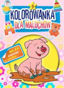 Kolorowanka dla maluchów 3. Świnka