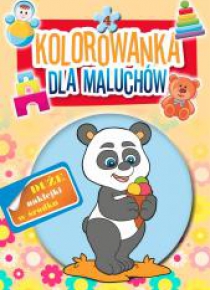 Kolorowanka dla maluchów 4. Panda