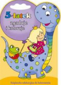 5-latek zgaduje i koloruje