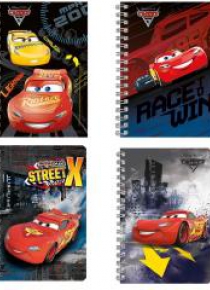 Notes spiralny A6 Cars (10szt) DERFORM