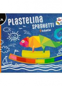 Plastelina Spaghetti 8 kolorów KIDEA