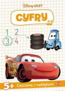 Ćwiczenia z naklejkami. Disney Uczy. Cyfry