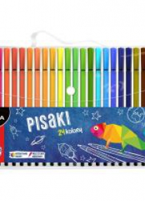 Pisaki w etui 24 kolory KIDEA