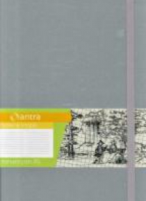 Notes A5 Kropki Romantyzm Srebrny ANTRA