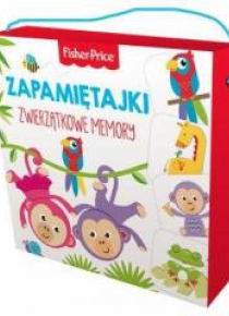 Fisher Price. Zapamiętajki. Zwięrzątkowe memory