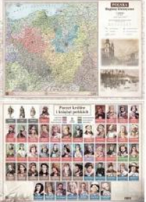 Mapa Polski A2 Regiony Historyczne ścienna ART-MAP