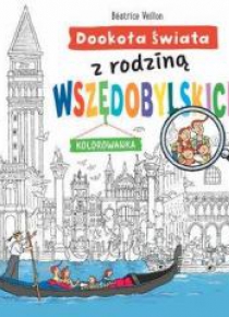 Dookoła świata z rodz. Wszędobylskich. Kolorowanka