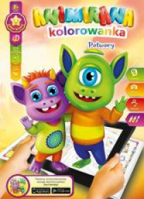 Kolorowanka A4/8 4D Potworki