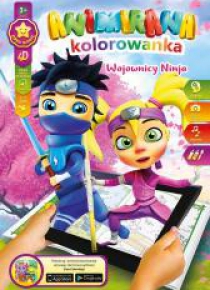 Kolorowanka A4/8 4D Ninja