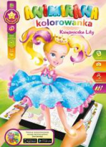 Kolorowanka A4/8 4D Księżniczka Lilly