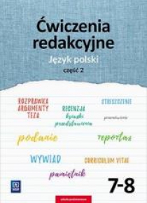 J.Polski SP 7-8 Ćwiczenia redakcyjne cz.2 WSiP
