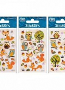 Naklejki Sticker BOO silver sowy