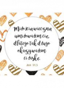 Magnes na lodówkę - Miłością wieczną