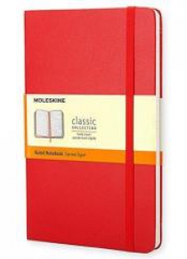Notes Classic 9x14 tw. linia- czerwony MOLESKINE