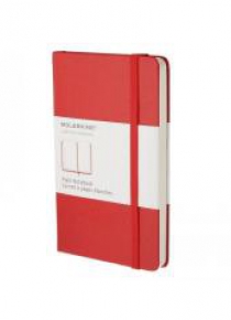 Notes Classic 9x14 tw. gładki- czerwony MOLESKINE
