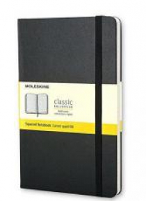 Notes Classic 13x21 tw. kratka - czarny MOLESKINE