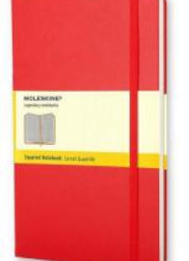Notes Classic 13x21 tw. kratka- czerwony MOLESKINE