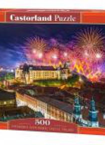 Puzzle 500 Poland - Fireworks CASTOR