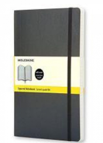 Notes Classic 13x21 kratka - czarny MOLESKINE
