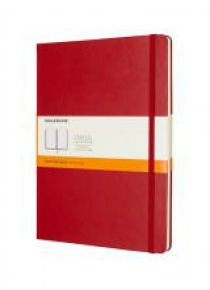 Notes Classic 19x25 tw. linia- czerwony MOLESKINE