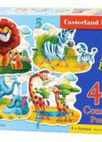 Puzzle x 4 - Animals of Africa CASTOR