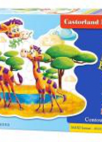 Puzzle 12 maxi - Giraffes in Savanna CASTOR